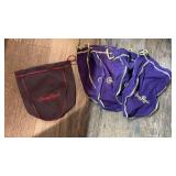 CROWN ROYAL BAGS, DRINK SHAKERS, CUPS, TONGS &