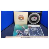 (4) QUEEN 33 RPM RECORDS