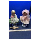(2) ALEXANDER 1965 DOLLS W/ STANDS