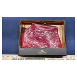 PATRICIA NASH PURSE, WALL HANGING & METAL ELK