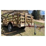 1987 SHOPMADE 6x13 UTILITY TRAILER