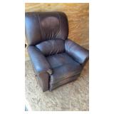 LAZY BOY LEATHER ROCKER RECLINER