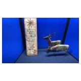 WALL HANGING & METAL ELK