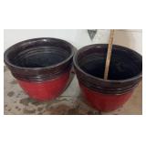 2-plant pots 19'diameter 16ï¿½ tall