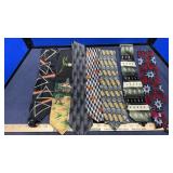 ASSORTED DRESS TIES & SUSPENDERS
