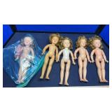 (5) 12' TODDLER SHIRLEY TEMPLE DOLLS