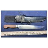 HAND FORGED KNIFE W/ SHEATH