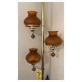 ELECTRIC TENSION POLE LAMP & CHAIR