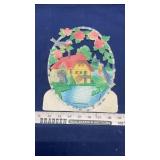 1940'S GERMANY CALENDER TOPPER & HANKERCHIEFS