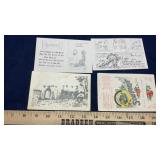ASSORTED EARLY 1900'S POST CARDS & MISC POST CARDS