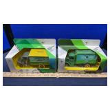 (2) JOHN DEERE TRUCK BANK 1926 MAC BULLDOG VAN