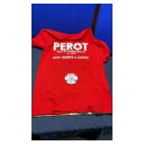 1992 ROSS PEROT FOR PRESIDENT SHIRT & BUTTON