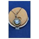 CARAVELLE DIVISION OF BULOVA WATCH W/ NECKLACE