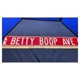 FAUX STREET SIGN ' BETTY BOOP AVE'