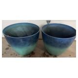 2-large plant pots 21' diameter 18ï¿½ tall