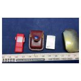 ZIPPO, MARLBORO LIGHTERS & BRASS CASE