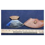 ALASKAN ULU KNIFE W/ LEATHER CASE