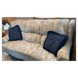 RECLINING COUCH (84' W x 36in.D x 37in.T)