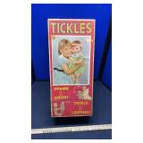 DE LUXE READING CORP. TICKLES DOLL W/ ORIGINAL BOX