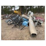 LARGE SCRAP IRON PILE