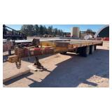 2000 TRAIL KING  TILT-DECK TRAILER W/PINTLE HITCH