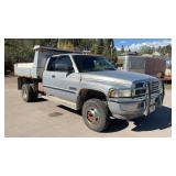 1998 DODGE RAM 3500 4X4 SLT LARAMIE DUMP TRUCK