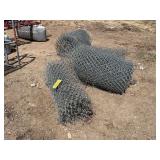 (4) ROLLS 3ï¿½ chain link fence