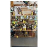 WOOD DISPLAY SHELF MEASURES 60'W X 28'D X 72'T