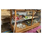 GLASS DISPLAY CABINET MEASURES 72'W X 24'D X 44'T