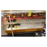 GLASS DISPLAY CABINET MEASURES 72'W X 21'D X 40'T