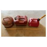 (3) GAS CANS