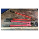 (2) BOLT CUTTERS & TIE DOWN STRAPS