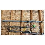 LARGE WOOD CLAMPS AND ROLLING YARD MEASURE