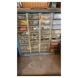 NUTS AND BOLTS BIN, CORD ADAPTER, AIR PUMP & MORE