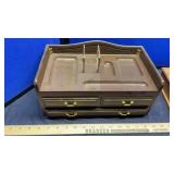 JEWLERY BOX & (2) WOOD BOXES