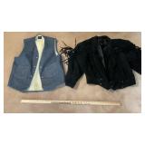 LEATHER JACKET, VEST, PLACEMATS & MORE