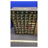 (2) ORGANIZER BINS W/ SNAPS & RIVETS