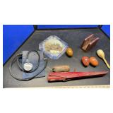 BLOOD PRESSURE CUFF, BIYCLE HORN & MISC.