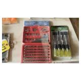 CHISEL SET, BIT SET, & 24' HEAT TAPE