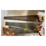 (3) HAND SAWS