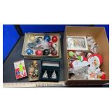 TWINKLE LIGHT SET, ORNAMENTS, CORDS & MISC.