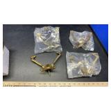 BRASS HOOKS, SCREWS, BELT BUCKLE & MORE