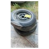 (3) TIRES W/ RIMS