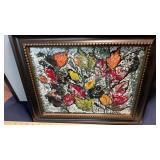(2) JOHN MILLER PAINTINGS & PHEASANTS WALL HANGING