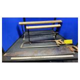 HACK SAW, CROSS CUT SAW & BULLMAN PAPER CUTTER