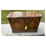 WOOD BUFFET MEASURES 45'W X 19'D X 30'T