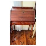 SECRETARY DESK & WOOD CHAIR