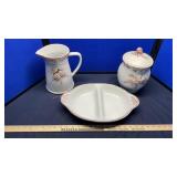 CENTERFIELD INTENATIONAL PITCHER, POT & PLATE