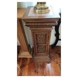 MARBLE TOP PEDESTAL