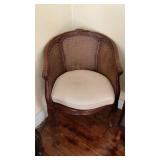 WICKER PADDED CHAIR